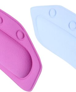 Abaodam 2stücke Badewannenkissen mit Saugnapfen Nacken für Badewanne Rutschfestes Spa-Kissen Badewannen-kopfstütze Zufällige Farbe