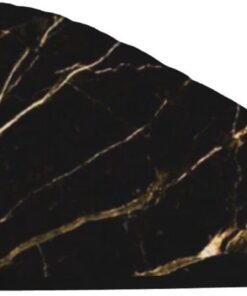 Xzeit Schwarzes Roségold Marmor Haar Handtuch Korallen Samt Trockene Haare Caps Schnell Trockenes Haar Bad Duschhaube Super Saugfähige Haartücher für nasses Haar Langes Dickes Lockiges Haar