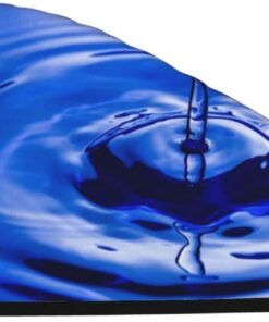 Xzeit Blaues Wasser-Haartuch Korallensamt Trockene Haarkappen Schnell Trockenes Haar Bad Duschhaube Super Saugfähige Haartücher für nasses Haar Langes Dickes Lockiges Haar