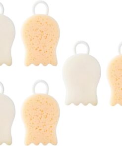 Healvian 6stücke Praktische Duschbälle Weiche Körperreinigungsbälle Für Sanfte Exfoliation Hautfreundliche Massagebälle Für Bad Und Dusche Weiß