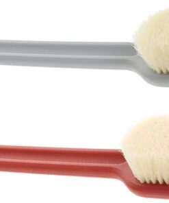 VALICLUD 2 Stück Duschbürste Mit Langem Griff Nylonborsten Badewannenbürste Massagebürste Zur Hautpflege Badezubehör Für Männer Und Frauen