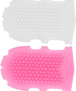 STOBAZA 2 Stück Silikon Massagebürsten für Körperpflege mit Ergonomischem Design und Leicht zu Tragen für Spa und Sanftes Peeling unter Dusche