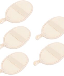 VALICLUD 5stücke Luffa-badeutensilien Peeling-badetücher Für Zuhause Körpermassagetücher Aus Natürlichen Materialien Beige