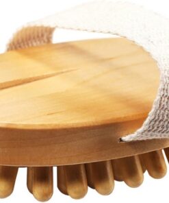 STOBAZA Holz Massage bürstenkopf ohne Griff Bade Körpermassagebürste aus Holz Sanfte Peeling Hautpflege für Entspannende Duschmassagen Vielseitig Einsetzbar für Tägliche Hautpflege