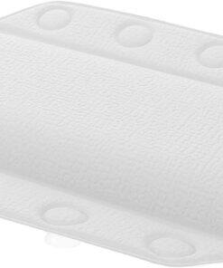 Healvian Ergonomisches Badewannenkissen aus Schaumstoff mit Rutschfesten Saugnäpfen Nackenstütze für Spa und Massage Komfortable Polsterung für Zuhause und Hotel