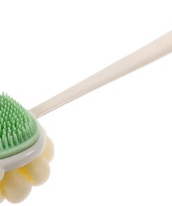 Abaodam Langstielige Duschbürste mit Weichen Borsten zur Hautpeeling und Entfernung Abgestorbener Haut Ergonomisch Geformt für Rücken Körperreinigung Vielseitig für Bad und Massage
