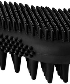STOBAZA Silikon Duschbürste Badewäsche Massagebürste Doppelseitig Sanftes Peeling Kinderhaut Geeignet Badewanne Dusche Mit Anti Rutsch Loch