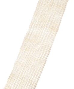 STOBAZA Peeling Duschhandtuch aus Natürlichem Sisal mit Grober Struktur und Massagefunktion Beiger Körperschrubber zum Rückenpeeling und Körperreinigung im Bad