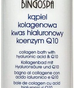 BINGOSPA Anti-Aging Kollagenbad mit Hyaluronsäure und Coenzym Q10 fur Schaumbad, Relax, Entspannung - 1l