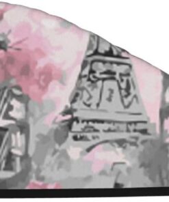 Xzeit Art Paris Eiffelturm Haartuch Korallen Samt Trockene Haarkappen Schnell Trockenes Haar Bad Duschhaube Super Saugfähige Haartücher für nasses Haar Langes Dickes Lockiges Haar