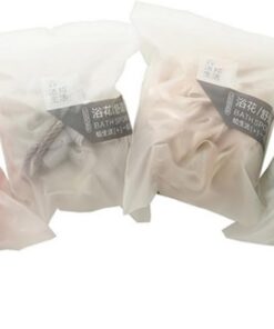 OUNONA 3 Stück Duschball Badebälle Großer Badeschwamm aus Netz Material mit Peelingfunktion für Männer Frauen Jugendliche Körperpeeling Duschschrubber Badezubehör zum Zufällige Farbe