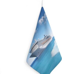 Waschlappen für Gesicht, Motiv: Kreuzfahrtschiff, bedruckt, weiches Waschlappen zum Waschen des Gesichts, Baumwolle, Gesichtshandtücher für empfindliche Haut, Frauen