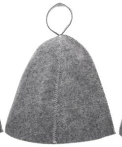 VALICLUD 3 Stück-Pack Saunahüte Filz Saunahaube für Damen Flexibel Atmungsaktiv Wiederverwendbar Saunazubehör für Saunaraum und Familienreisen