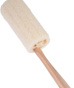 Healvian Badebürsten Luffa mit Langem Griff 36x10cm Peelingbürste für Dusche und Bad Trocknet Schnell und Ist für Trockene und Fettige Haut
