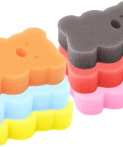 OUNONA 6 Stück-pack Badeschwämme für Kinder mit Einzigartiger Form Kreatives Design Leichter Schwamm zum Waschen Des Körpers als Babybadeaccessoires und Duschpeelingschwamm