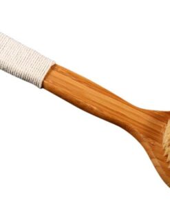 VALICLUD Natürliche Massage Körperbürste mit Langem Griff Mittelharte Borsten Peeling Dusche für Sanfte Hautreinigung und Verbesserte Durchblutung Umweltfreundlich und Hautschonend