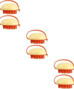 Healvian 3 Sets Silikon-badebürste Duschbürste Körperwäscher Peeling-duschbürsten Für Die Körperkopfhaut 2 Stück * 3