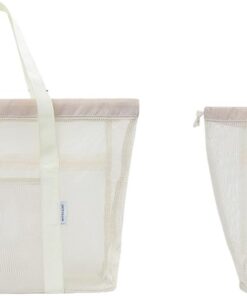 2 Pack Meshes Dusche Caddies Bags Großer Duschkorb Bad Toiletten Toilettenbeutel Fitnessstudio Pool Essentielles Wasserbeständiges Reisehygienbeutel