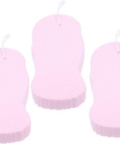 OUNONA 3 Stück-pack Duschschwämme aus Pva Weich und Schäumend mit Umhängeband für Neugeborene und Kinder Reisefreundlich