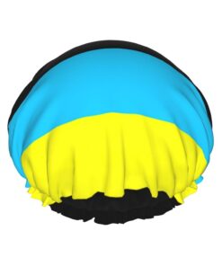 Flagge des Sultanats von Burongan-Druck, Haarabdeckung für Dusche, verstellbare Haarkappe, stilvoll, groß, wasserdicht, Duschhaube