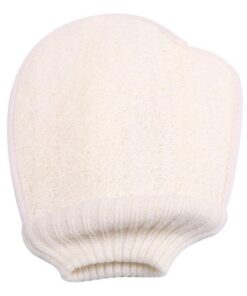 VALICLUD Exfolierender Luffa Handschuh Doppelseitiger Körperpeeling Handschuh für Erwachsene Sanfte Hautreinigung und Exfoliation für Bad und Spa für Glatte Haut und Verbesserte