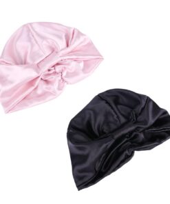 OUNONA 2stücke Satin-schlafmütze Für Damen Haarpflegehaube Strapazierfähig Wiederverwendbar Für Reisen Schützt Lange Haare Verhindert Verfilzung