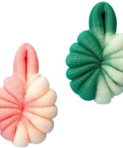 Healvian 4 Stück Bad Badekugel Bade-luffa-schwämme Körperschwammbürste Luffa-schwamm Haargummis Für Kleinkinder Gesichtswäscher Gesichtsreiniger Mädchen Sport Haushalt Puffs