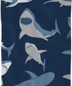 BAFAFA Ocean Shark Printed Face Wash Cloths Fast Drying Washcloth Soft Fingertip Towels Absorbent Face Washcloth Soft Makeup Remover Cloths
