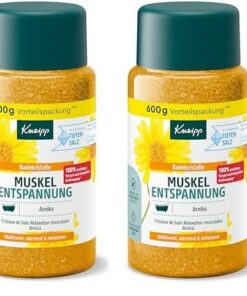 Kneipp Badekristalle Arnika Aktiv, Rosmarin, Gelb, 600 g (2er Pack)