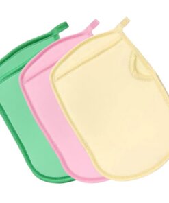 STOBAZA 3 Stück Peelinghandschuh für Dusche und Bad Körperpeelinghandschuhe aus Strapazierfähigem Material Hautreinigende Waschlappen für Damen und Herren Porentiefe Tiefenreinigung