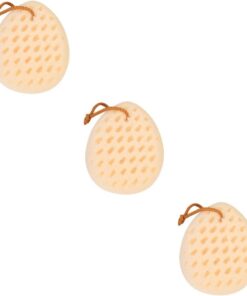 Healvian 3st Duschbürste Schwamm Körperwäscher Luffa-spülschwamm Rückenwaschschwamm Schwamm Schwammbürste Schwamm Luffa Natürlich Kopfkissen Mann Gesicht