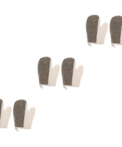 Healvian 6stücke Duschhandschuhe Effektive Peeling-handschuhe Aus Hautfreundlichem Material Für Sanfte Reinigung Von Körper Und Rücken Geeignet Für Hauttypen Und Schwer Erreichbare