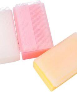 OUNONA 3 STÜCKE Teiliges Massage Schwamm Weicher Taktile Antwort Badeschwamm mit Massagebürste Frühpädagogische Berührung für Sanfte Hautreinigung und Entspannung Geeignet für Junge