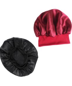 2 Stück Haarkappen Für Damen Chemomützen Mit Breiter Krempe Haushalts Haarpflegemützen Badehüte Aus Hochwertigem Material Elastisches Design Für Bequemes Tragen