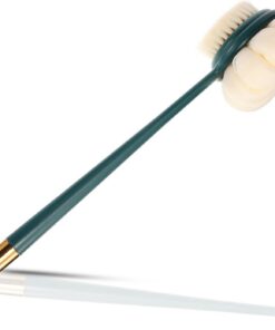 VALICLUD Doppelseitige Badewannenbürste mit Langem Griff und Weichen Nylon Sowie Luffa-borsten für Hautpeeling Rückenbürste zum Badezimmerreinigen Langlebig und Praktisch Trocknend