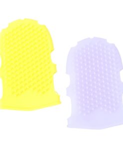 STOBAZA 2 Stück Peelinghandschuhe zum Körperpeeling und Massage Dehnbar Exfolierend und Füße mit Geschenk für Dusche Zubehör Zufällige Farbe