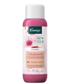 Kneipp Cremebad Hautzarte Verwöhnung - Badezusatz mit hochwertigem Mandelmilchextrakt & reichhaltigem Mandelöl - zarter Duft und langanhaltender cremiger Schaum - 400ml