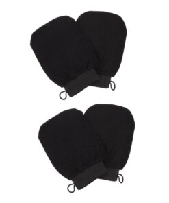 Healvian 4stücke Exfolierende Massagehandschuhe Für Körper Peelinghandschuhe Für Sanfte Hautpflege Und Massage Im Bad Für Entspannendes Duscherlebnis