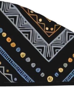 Xzeit Schwarz Weiß Muster Haar Handtuch Korallen Samt Trockene Haare Caps Schnell Trockenes Haar Bad Duschhaube Super Saugfähige Haartücher für nasses Haar Langes Dickes Lockiges Haar