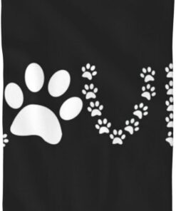 BAFAFA Lover Dog Paw Printed Face Wash Cloths Fast Drying Washcloth Soft Fingertip Towels Absorbent Face Washcloth Soft Makeup Remover Cloths