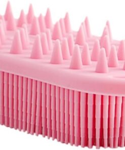 OUNONA Silikon Badebürste für Babys mit Doppelter Seite und Praktischem Haken Sanfte Peeling Massagebürste für Angenehme und Tägliche Reinigung im Bad