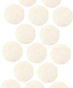 VALICLUD Natürliche Luffa Gesichtspeeling Pads für Sanfte Tiefenreinigung und Make Up Entfernung 15 Stück für Gesichtreinigung und Ölsteuerung Beige Gesichtsreinigungs Schwämme