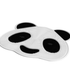 STOBAZA Dusch fußschrubber Matte Panda Massagepad Sanftes Peeling Rutschfest Weiches Material gegen Hornhaut Praktische Saugnapf befestigung für Dusche und Rückenpflege