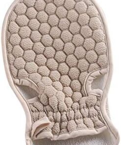 Peeling-Handtuch für den Körper 1 stück Badekörper Dusche Handschuhe Haut Peeling Spa Massage Mitt Gitterpartikel Waschlappen Körperwäscher Handschuhbad zum Duschen Peeling Waschlappen (Color : D)
