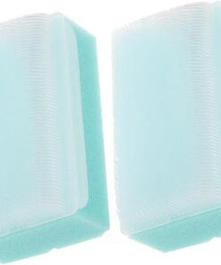 Healvian 2stücke Babybadebürste mit Kopfhautbürste für Neugeborene Haarbürste für Badeschwamm für Hochwertigem Material Weiche Schwammborsten für Sanfte Reinigung Undsensorische