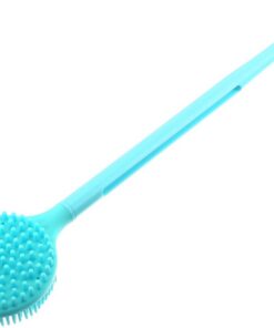 VALICLUD Doppelseitige Silikon Duschbürste Mit Langem Griff Flexible Rückenhautbürste Für Sanftes Peeling Aufhängeloch Badebürste Für Hautreinigung Und Durchblutungsförderung