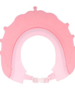 OUNONA Duschhaube aus Silikon für Junge Mädchen Wasserdichter Haarwaschschutz mit Ohrenschutz Verstellbare Badeschale für Kleinkinder zum Duschen und Baden