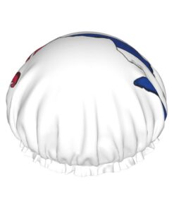 Duschhaube mit kubanischer Flagge, groß, waschbar, elastisches Band, Badehaar, Duschhaube