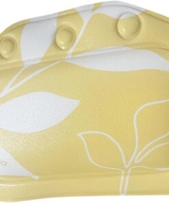 STOBAZA Badewannenkissen Nackenstütze aus Weichem PVC mit Saugnäpfen Komfortables Badekissen für Home Spa Einfach zu Befestigen Hautfreundlich Stilvolles Design Passend für Verschiedene