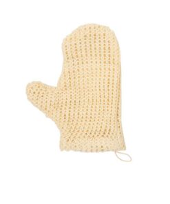 Linea-Handschuh, natürlich, efoliant und Peeling